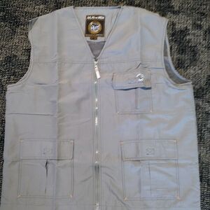Men's Gray Utility Vest